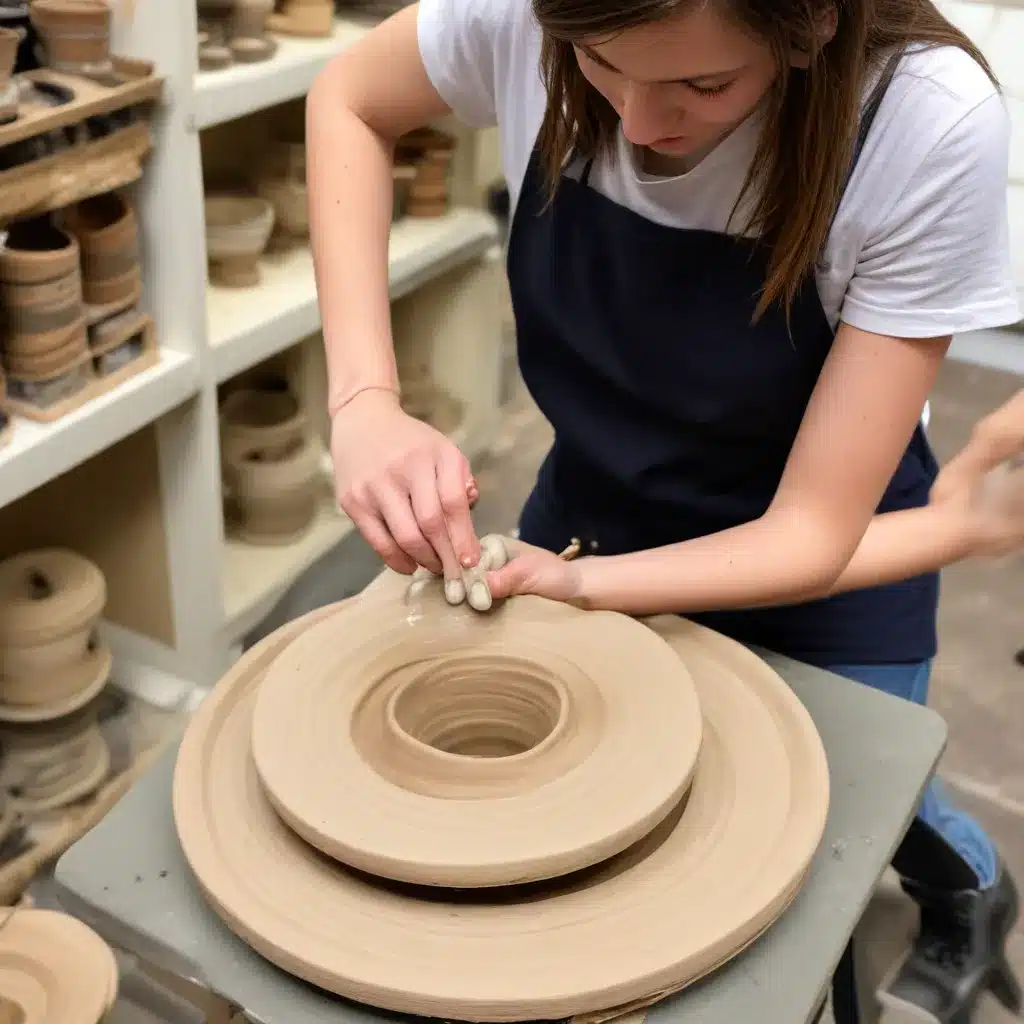 Discover the Beauty of Ceramics: Student Pottery Wheel Demonstration