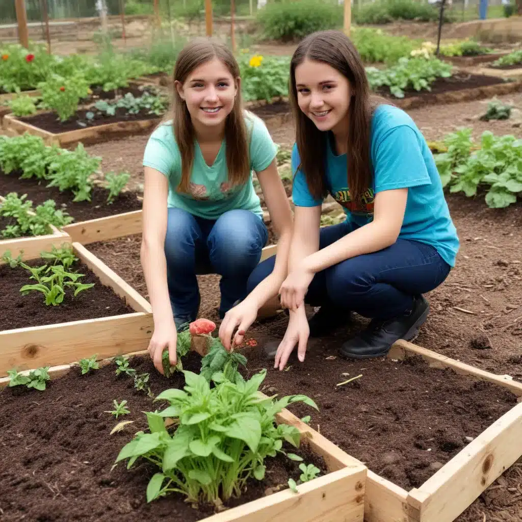 Green Thumbs and Grateful Hearts: Student-Led Garden Projects